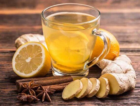 Чай з імбиром, лимоном, корицею і гвоздикою для стійкої ерекції